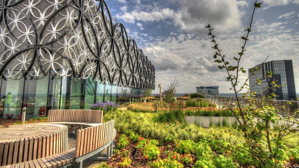 Library roof gardens