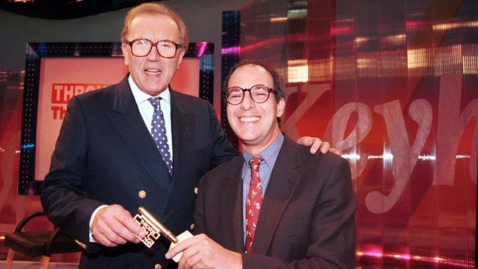 Sir David Frost with Loyd Grossman