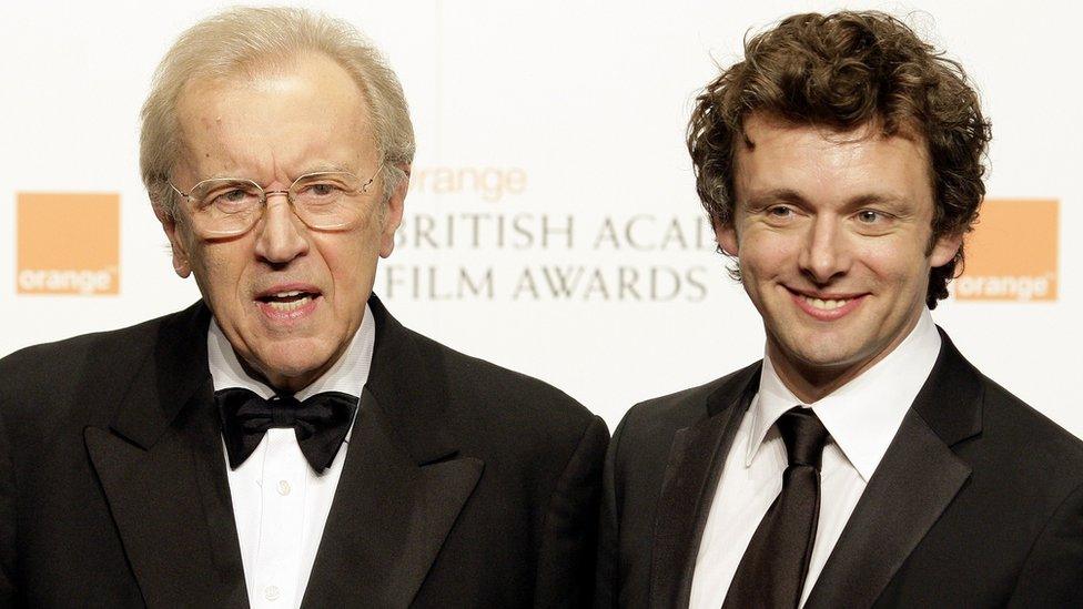 Sir David Frost with Michael Sheen