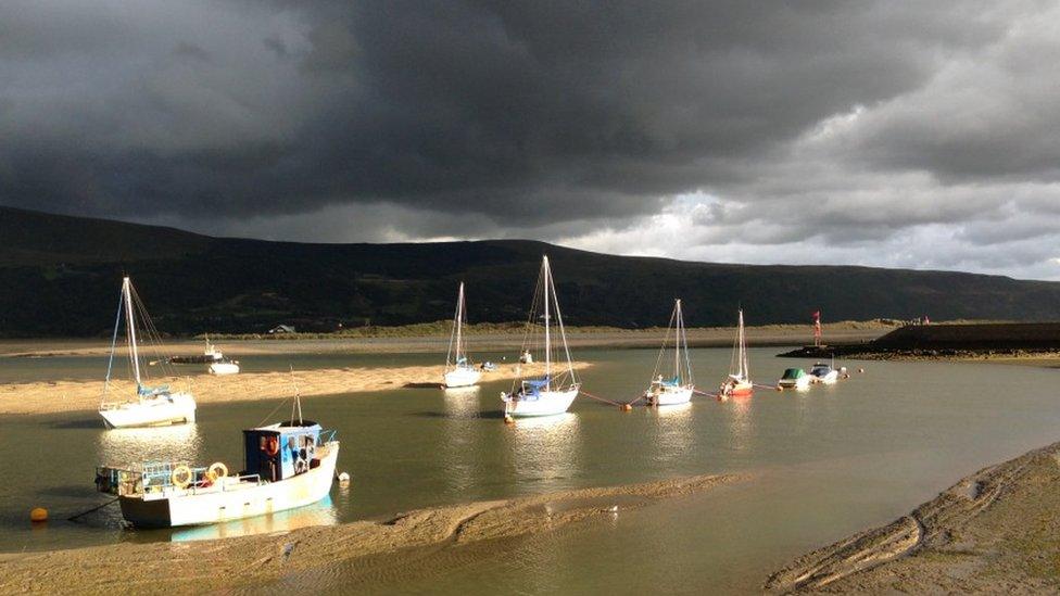 Yachts at Barmouth