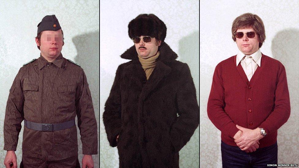 Disguises of Stasi agents