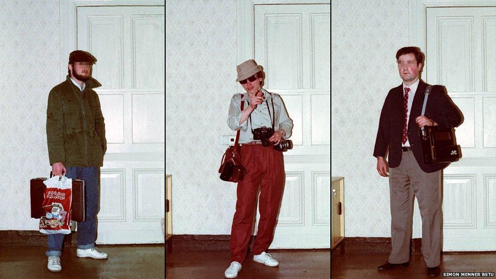 Disguises of Stasi agents