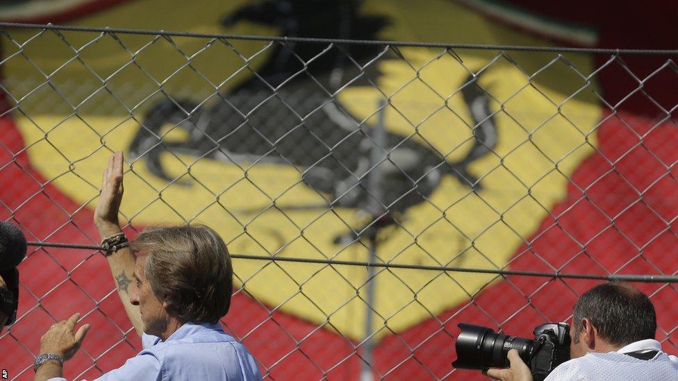 Ferrari president Luca Cordero di Montezemolo