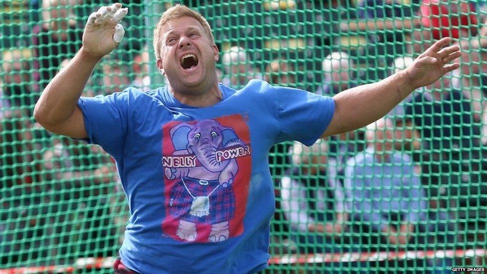 Weight throwing at the Braemar Games