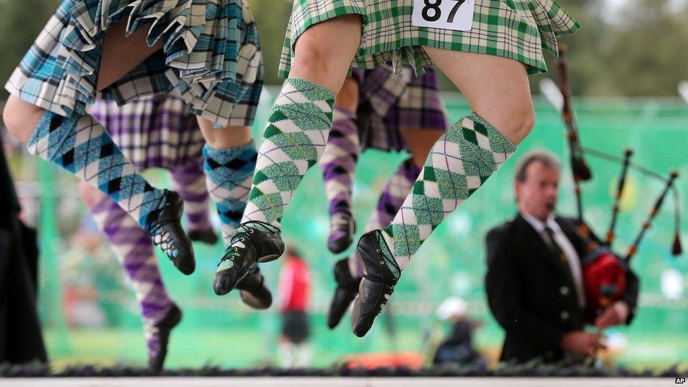 Highland dancing at the Braemar Gathering