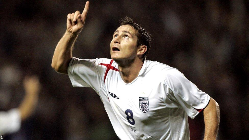 Frank Lampard, England midfielder