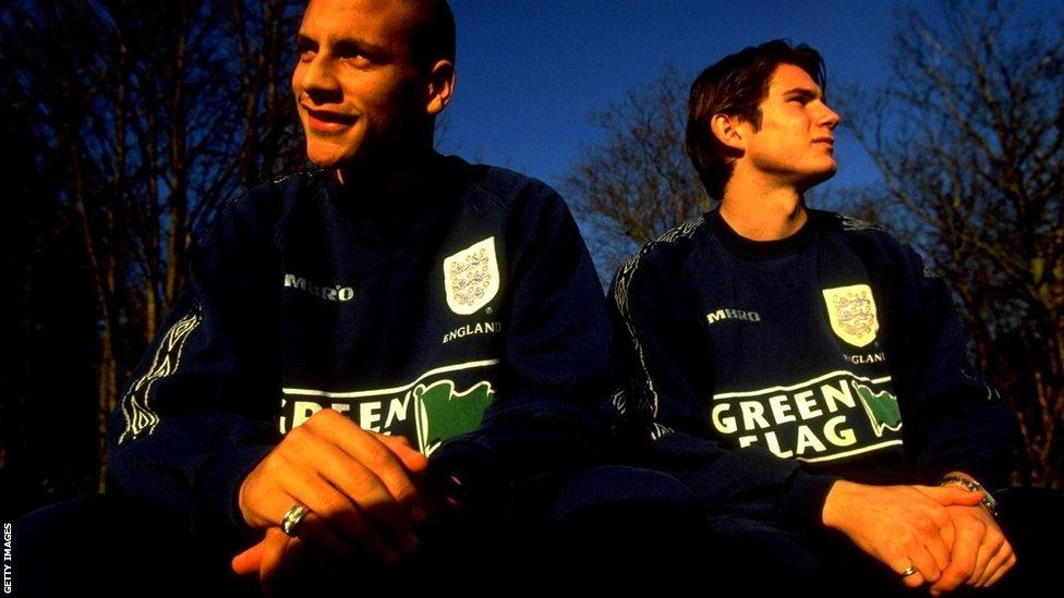 Lampard represented England at U21 level, alongside West Ham team-mate Rio Ferdinand.