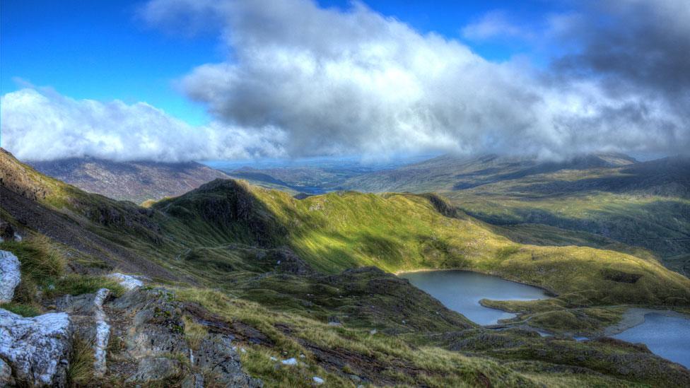 The view from Snowdon's Pyg track