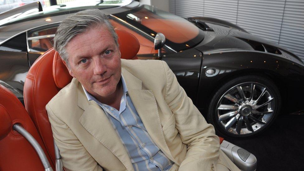Victor Muller, CEO of Spyker Cars