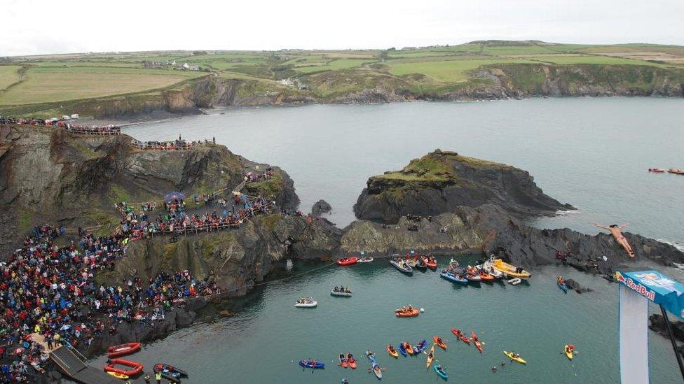 The Blue Lagoon in Pembrokeshire