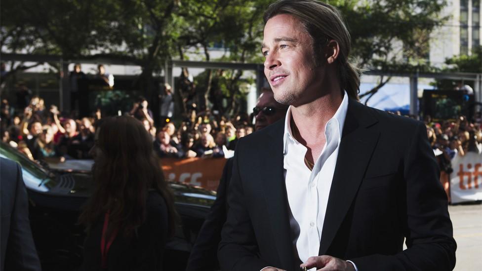 Brad Pitt at the screening of 12 Years A Slave