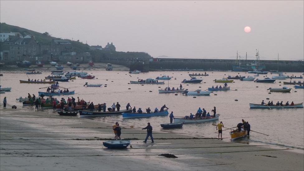 Gig boats on the Isles of Scilly