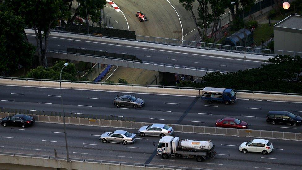 Singapore roads