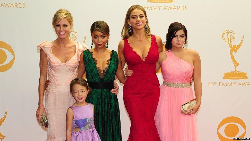 Julie Bowen, Aubrey Anderson-Emmons, Sarah Hyland, Sophia Vergara and Ariel Winter