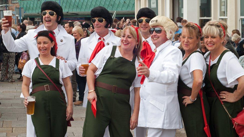 Elvis celebrations in Porthcawl