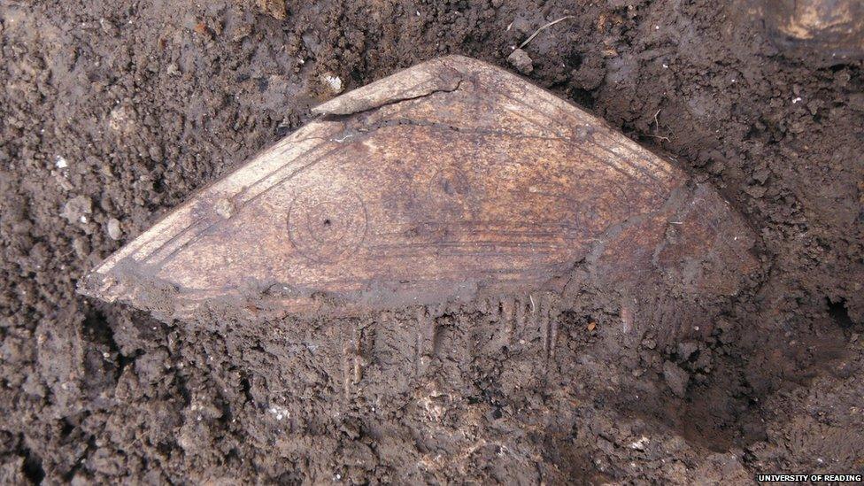 Excavation of an Anglo Saxon monastic site