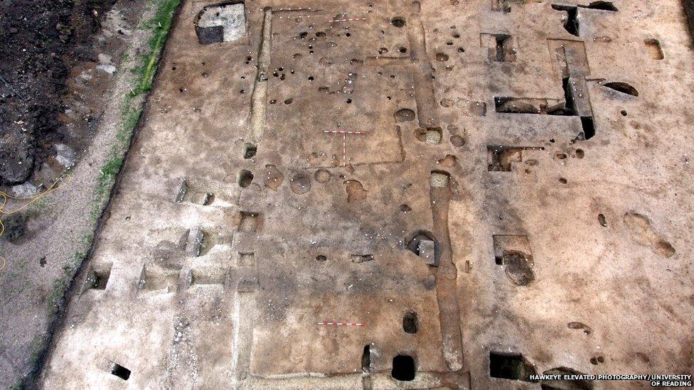 Excavation of an Anglo Saxon monastic site