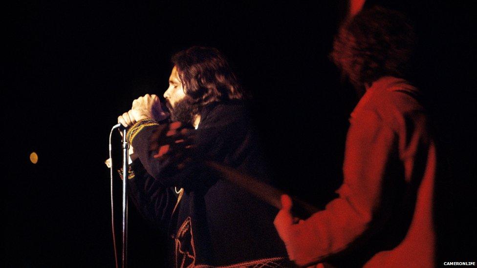 The Doors at the Isle of Wight festival 1970