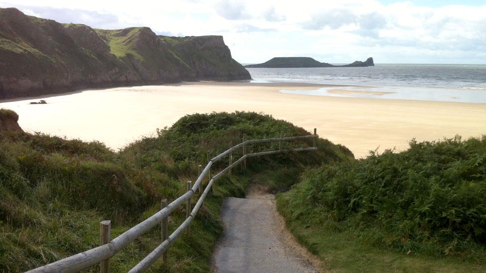 Rhossili Bay and Worm's Head