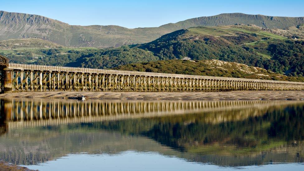 Barmouth railway viaduct, Gwynedd