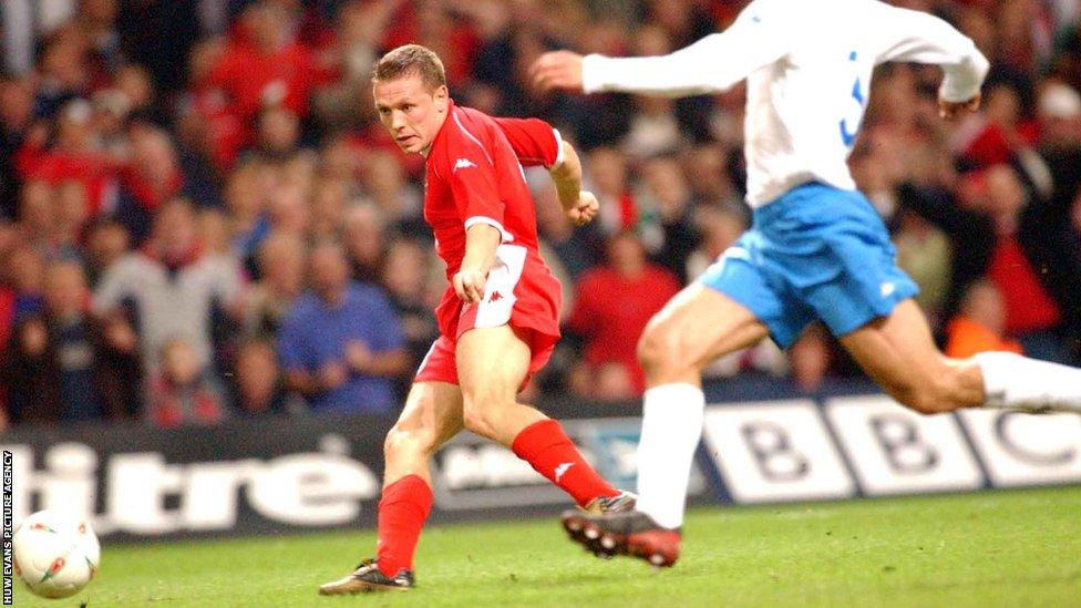 The Cardiff-born striker scores the winner on an unforgettable evening at the Millennium Stadium as Wales beat Italy 2-1