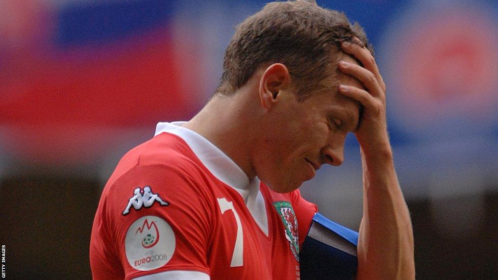 Wales, and Bellamy, can cannot quite believe it after suffering a shock 5-1 home defeat against Slovakia at the Millennium Stadium in a Euro 2008 qualifier