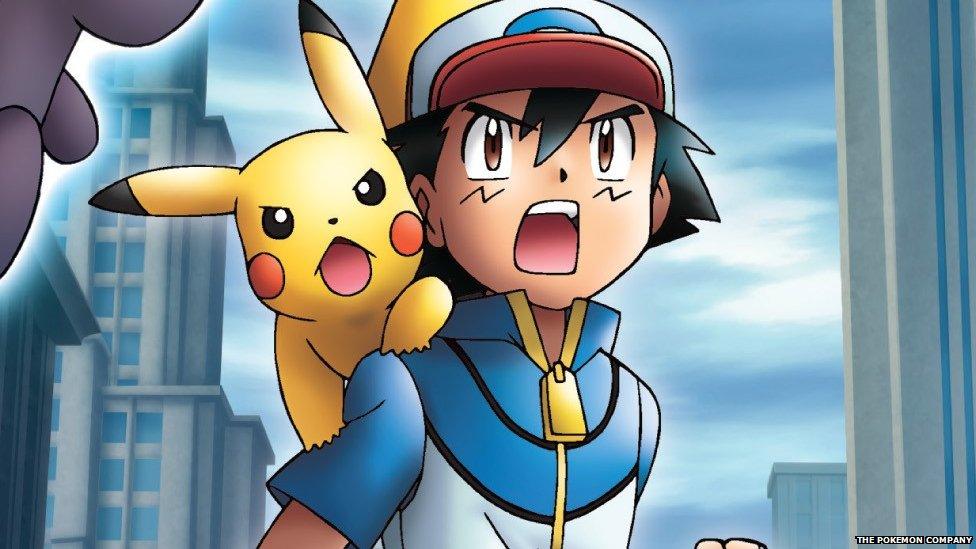 Pikachu and Ash Ketchum