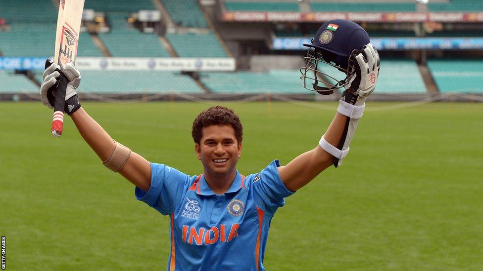 A wax effigy of Sachin Tendulkar is unveiled in Sydney