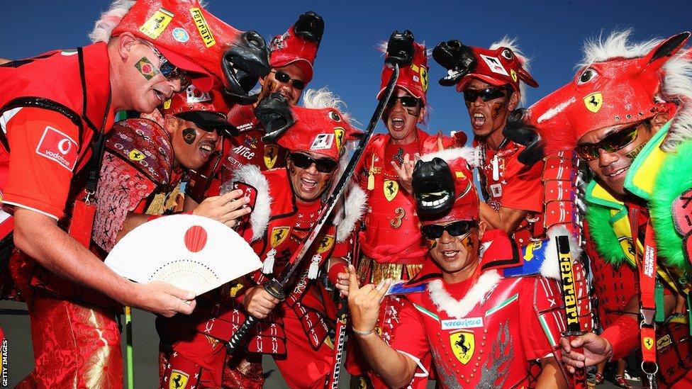 Japanese Formula 1 fans