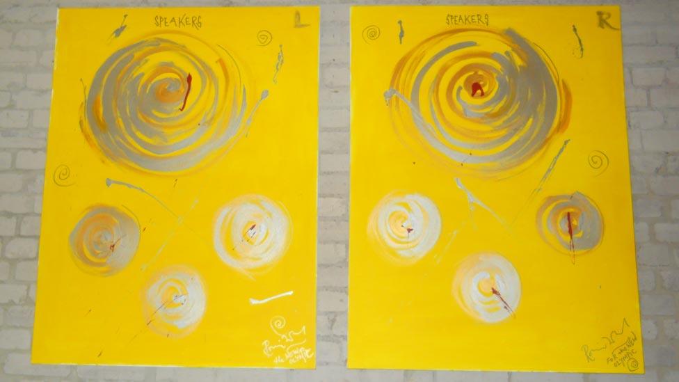 Ronnie Wood paintings