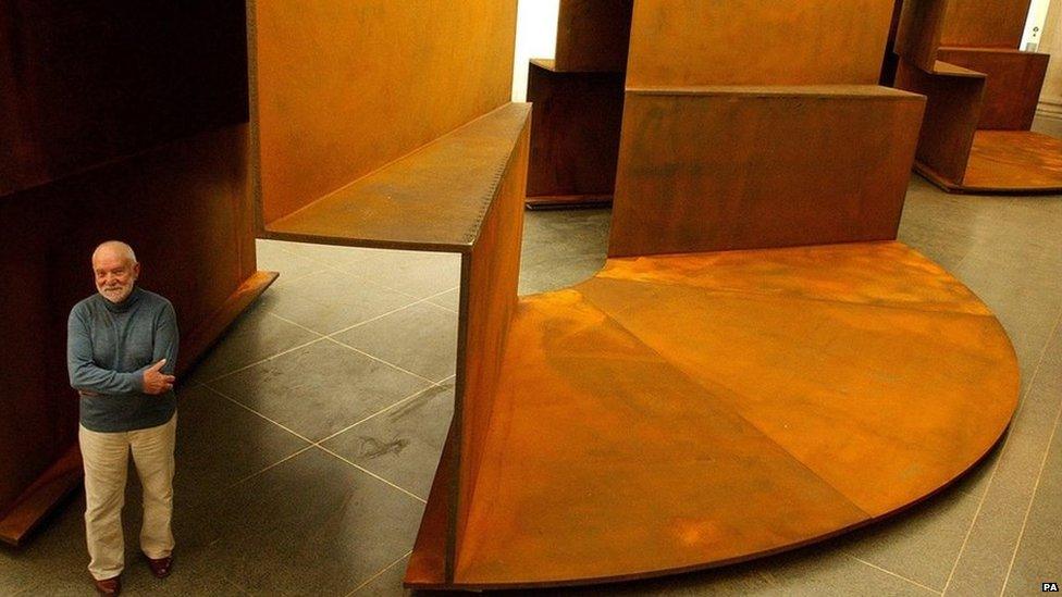 Sir Anthony's sculpture Millbank Steps 2004 has been displayed at Tate Britain