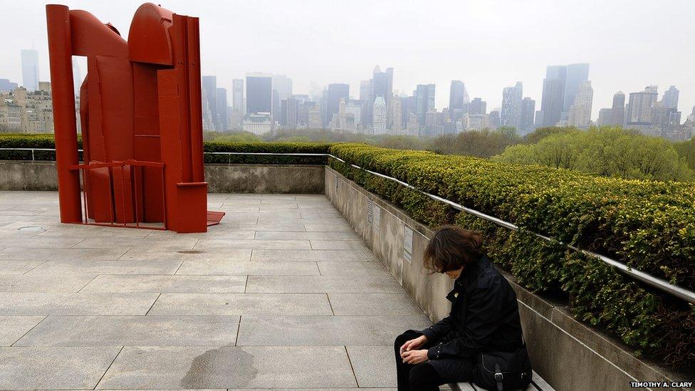 Blazon by Sir Anthony on the Metropolitan Museum of Art's Roof Garden in 2011