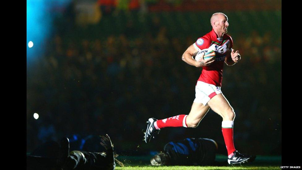 Rugby League World Cup opening ceremony - Gareth Thomas