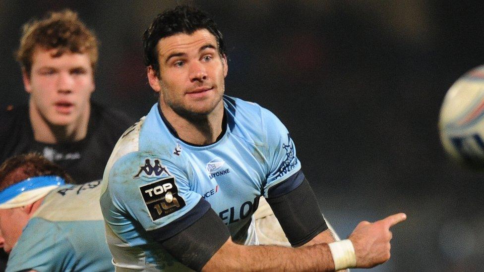 Mike Phillips in action for Bayonne