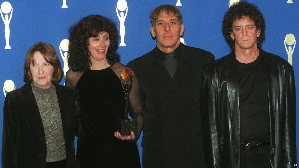 The Velvet Underground at the Rock 'n' Roll Hall of Fame in 1996