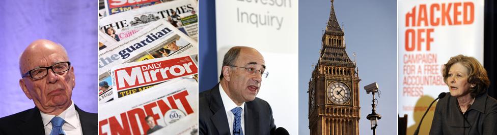 Rupert Murdoch; papers; Lord Leveson; Big Ben; Baroness HOllins (Hacked Off)