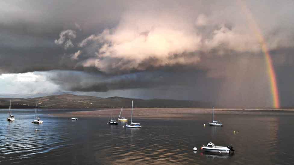 Mike Hackett from Birmingham was on holiday in north Wales when he took this image of the estuary at Aberdyfi.