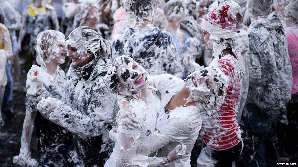 Raisin Monday at St Andrews University