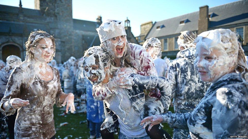 Raisin Monday at St Andrews University