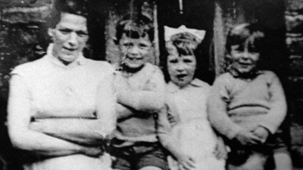 Jean McConville with three of her children