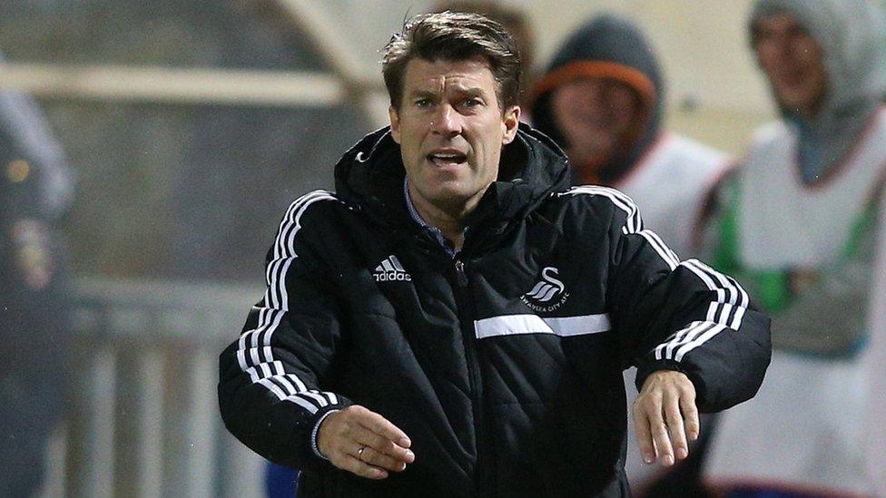 Swansea City manager Michael Laudrup