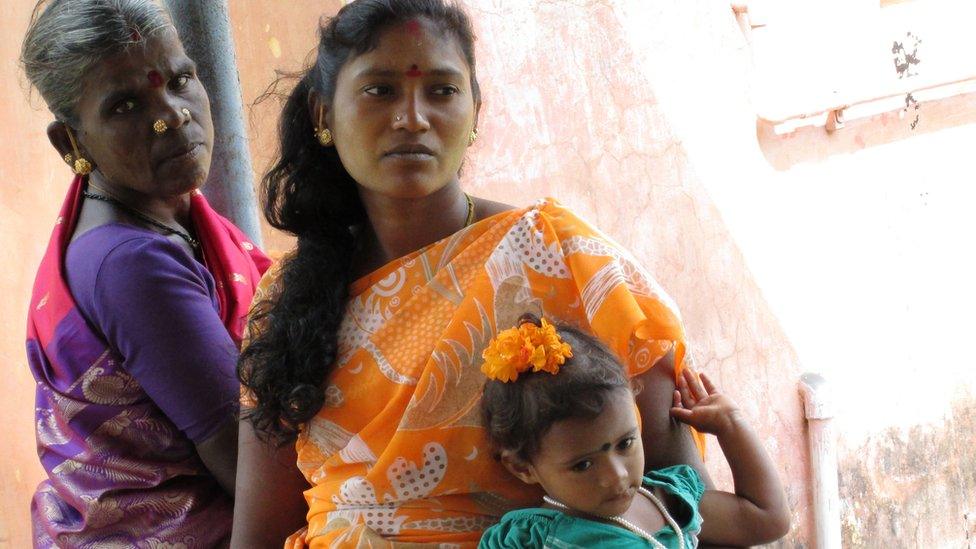 A pregnant women (C) at a diabetes screening clinic in Chennai, Tamil Nadu state in India (Copyright IDF/Wings)