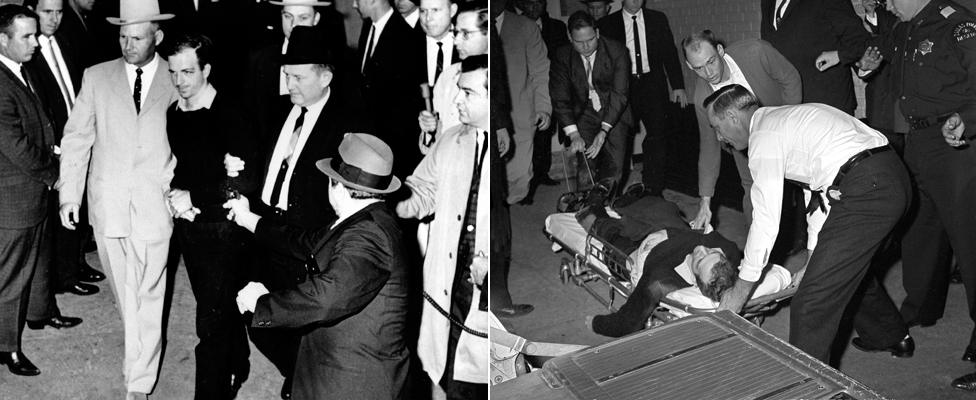 The shooting of Lee Harvey Oswald