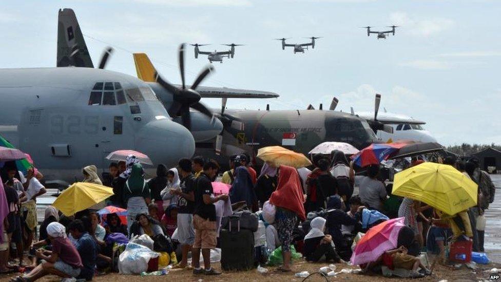 Typhoon aftermath in Tacloban, Philippines, 16 Nov