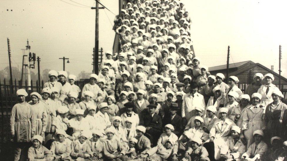 Lots of munitions workers