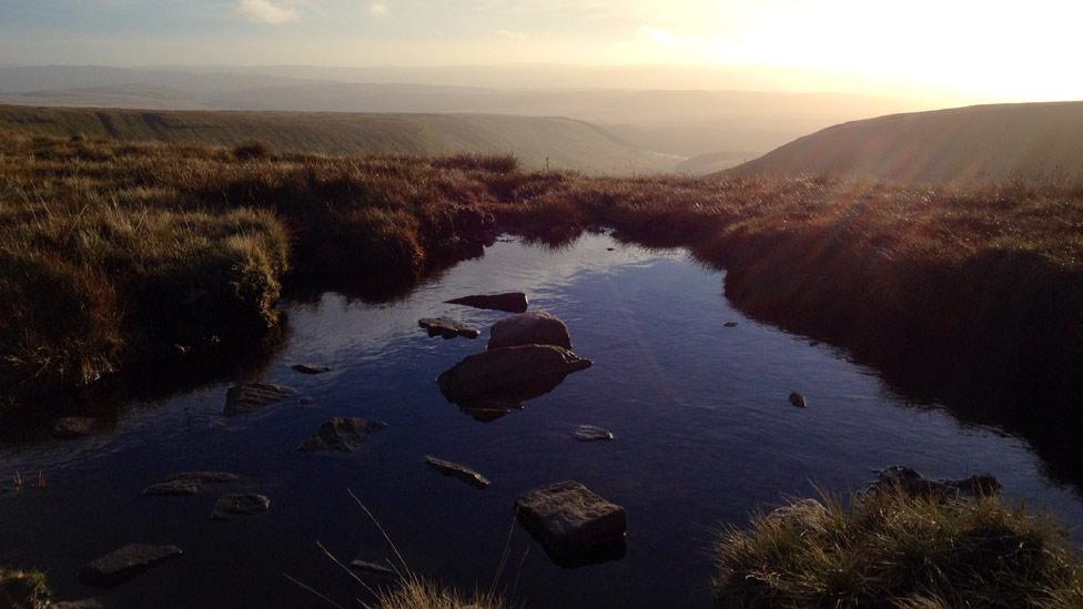 Pen y Fan, looking towards Cantref Reservoir