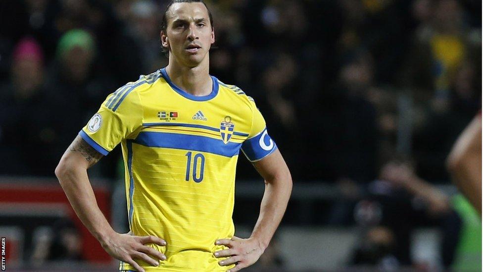 Sweden's Zlatan Ibrahimovic