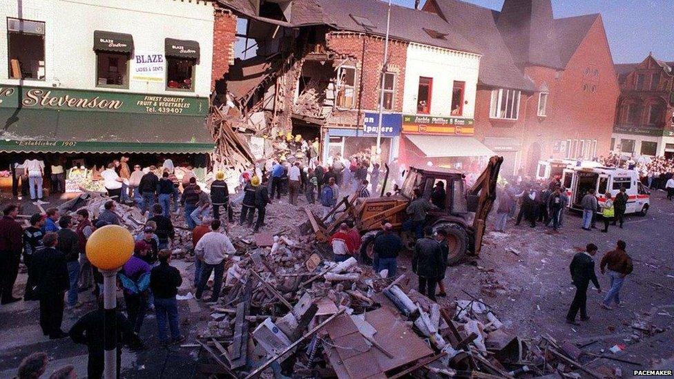 Shankill Road bomb devastated Frizzell's fish shop