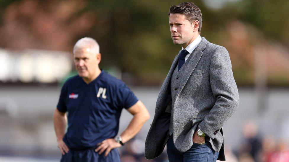 Accrington Stanley boss James Beattie