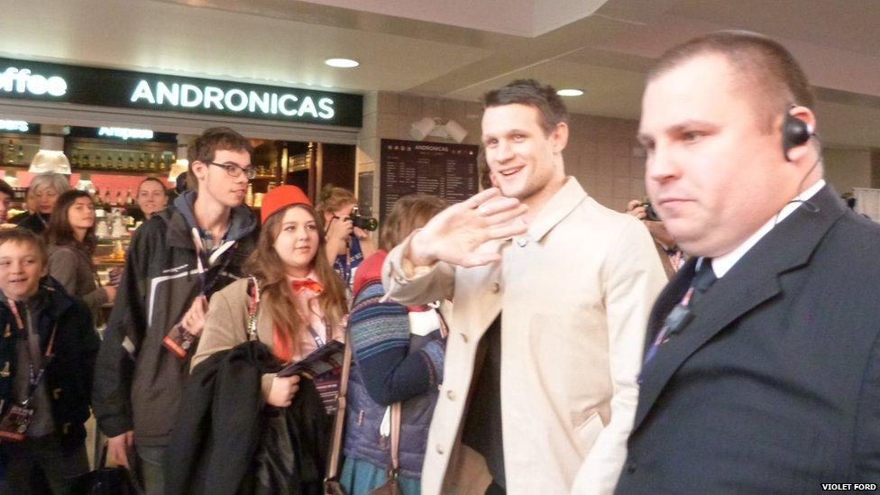 Dr Who actor Matt Smith at ExCel Centre. Photo: Violet Ford